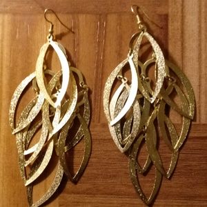 Costume Gold Chandelier Earrings